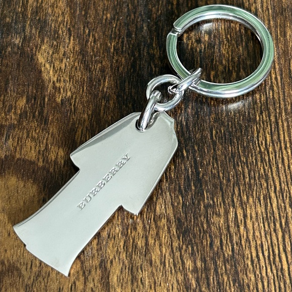 Burberry Vintage Nova Check Plaid Trench Coat Keychain - Picture 2 of 3